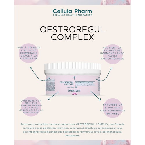 OestroRegul Complex | Complément pour l'équilibre hormonal féminin - Cellula Pharm