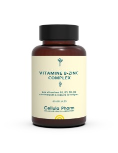 Vitamin B-Zinc Complex | Fatigue reduction and immune support - Cellula Pharm