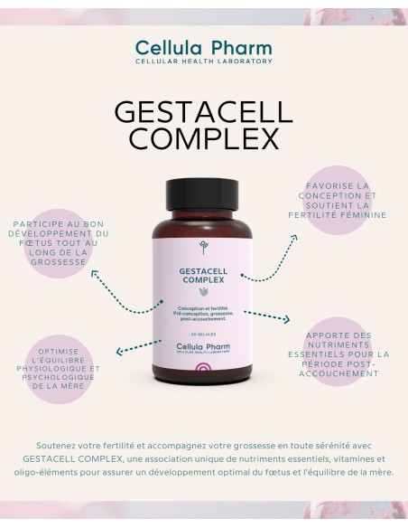 Gestacell Complex | Nutritional supplement for conception and pregnancy - Cellula Pharm