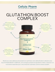 Glutathione Boost Complex | Powerful antioxidant to fight oxidative stress - Cellula Pharm 2