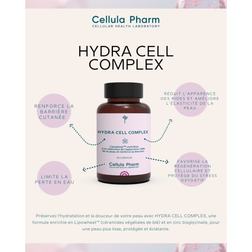 Hydra Cell Complex – Régénération et protection de la peau | Cellula Pharm - Bienfaits