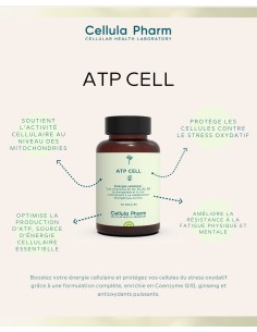 ATP CELL Cellula Pharm 60 gélules -Energie Cellulaire 2