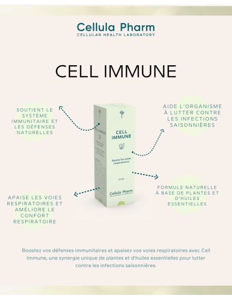 CELL IMMUNE | Immunity and respiratory tract - Essential oils & plants - Cellula Pharm
