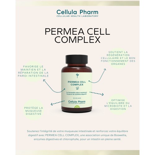 Permea Cell Complex | Soutien de la paroi digestive et renforcement immunitaire – Cellula Pharm